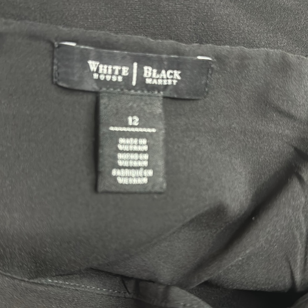 WHBM Black Women's Straight Pencil Skirt Size 12 - Picture 4 of 5